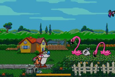 The Ren & Stimpy Show Presents: Stimpy's Invention (Sega Mega Drive) скриншот-1