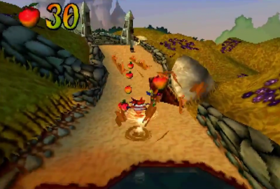 Crash Bandicoot 3: Warped (PS1) скриншот-1