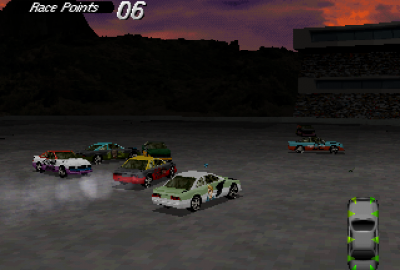 Destruction Derby (PS1) скриншот-1