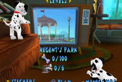 Disney's 102 Dalmatians: Puppies to the Rescue (PS1) скриншот-1