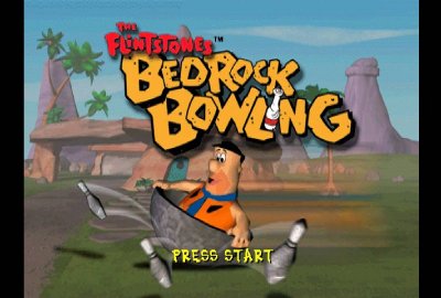 The Flintstones: Bedrock Bowling (PS1) скриншот-1
