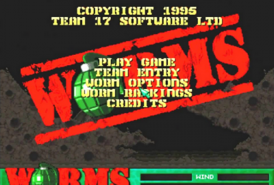 Worms (PS1) скриншот-1