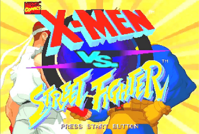 X-Men vs. Street Fighter (PS1) скриншот-1
