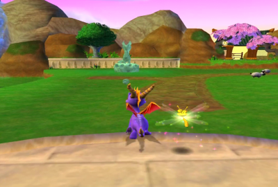 Spyro: Enter the Dragonfly (PS2) скриншот-1