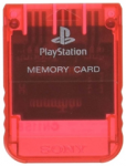 Карта памяти - Cherry Red (Sony PlayStation 1) image